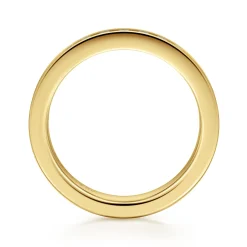 Discount Gabriel & Co. Remie - 14K Yellow Gold Channel Set Diamond Wedding Band - 0.75 ct