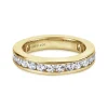 Hot Gabriel & Co. Remie - 14K Yellow Gold Channel Set Diamond Eternity Band - 1.5 ct