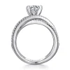 Outlet Gabriel & Co. Ronny - 14K White Gold Round Diamond Engagement Ring