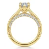 Gabriel & Co. Rosey - 14K Yellow Gold Marquise Shape Diamond Engagement Ring