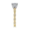 Clearance Gabriel & Co. Sadie - 14K Yellow Gold Round Diamond Engagement Ring