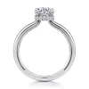 Hot Gabriel & Co. Sandi - 14K White Gold Round Diamond Engagement Ring