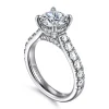 Gabriel & Co. Sarita - 14K White Gold Round Diamond Engagement Ring