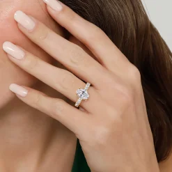 Online Gabriel & Co. Sarita - 14K Yellow Gold Oval Diamond Engagement Ring