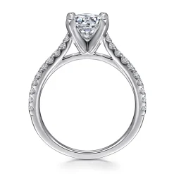 Clearance Gabriel & Co. Shanna - 14K White Gold Round Diamond Engagement Ring