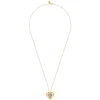 Online Gabriel & Co. Soraya - 14K White Yellow Gold Pave Diamond Heart Pendant Necklace