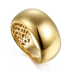 New Gabriel & Co. Soraya - 14K Yellow Plain Gold Cigar Band