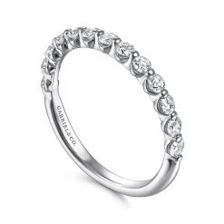 Discount Gabriel & Co. Stackable Ring 14K White Gold Diamond 0.5ct