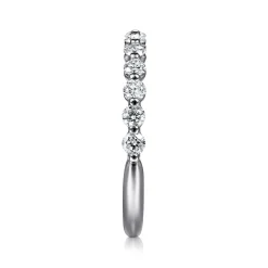 Discount Gabriel & Co. Stackable Ring 14K White Gold Diamond 0.5ct