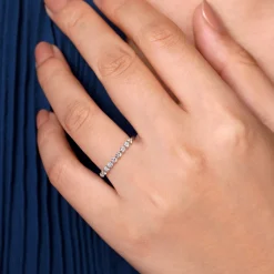 Discount Gabriel & Co. Stackable Ring 14K White Gold Diamond 0.5ct