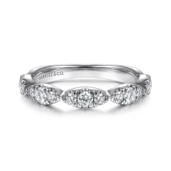 Clearance Gabriel & Co. Stackable Ring 14K White Gold Diamond 0.4ct