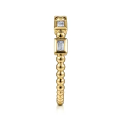 Gabriel & Co. Stackable Ring 14K Yellow Gold Diamond 0.25ct
