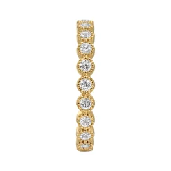 Sale Gabriel & Co. Stackable Ring 14K Yellow Gold Diamond 0.55ct