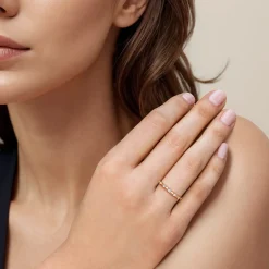Hot Gabriel & Co. Stackable Ring 14K Yellow Gold Diamond 0.3ct