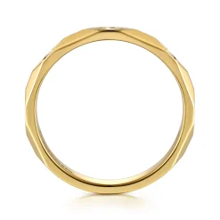 Best Gabriel & Co. Stackable Ring 14K Yellow Gold Diamond 0.04ct