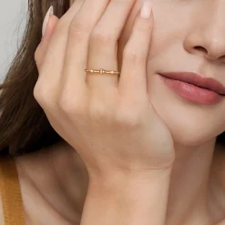 Online Gabriel & Co. Stackable Ring 14K Yellow Gold Diamond 0.02ct Bujukan