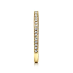 Best Gabriel & Co. Stackable Ring 14K Yellow Gold Diamond 0.12ct
