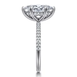 Best Gabriel & Co. Stasia - 14K White Gold Marquise Shape Diamond Engagement Ring