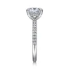 Hot Gabriel & Co. Stasia - 14K White Gold Oval Cut Diamond Engagement Ring