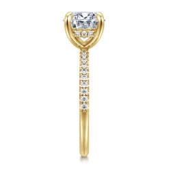 Gabriel & Co. Stasia - 14K Yellow Gold Round Diamond Engagement Ring