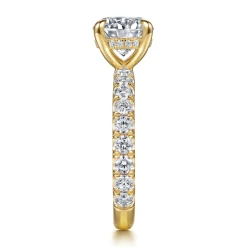 Online Gabriel & Co. Stasia - 14K Yellow Gold Round Diamond Engagement Ring