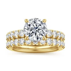 Online Gabriel & Co. Stasia - 14K Yellow Gold Round Diamond Engagement Ring
