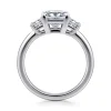 Online Gabriel & Co. Stephi - 14K White Gold Princess Cut Three Stone Diamond Engagement Ring