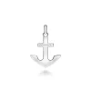 Hot Gabriel & Co. 925 Sterling Silver and Diamond Anchor Pendant