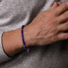 Outlet Gabriel & Co. 925 Sterling Silver and 6mm Lapis Beaded Bracelet