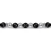 Hot Gabriel & Co. 925 Sterling Silver and 6mm Onyx Beaded Bracelet
