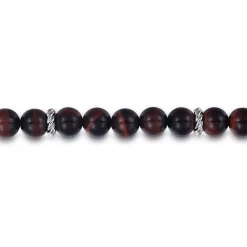Online Gabriel & Co. Sterling Silver and 8mm Tiger Eye Beaded Bracelet