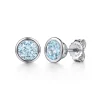 Discount Gabriel & Co. 925 Sterling Silver Aquamarine Stud Earrings