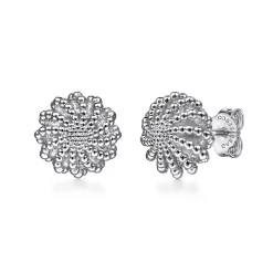 Gabriel & Co. Sterling Silver Beaded Stud Earrings