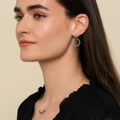 Best Gabriel & Co. 925 Sterling Silver Black Spinel Bujukan Link Drop Earrings
