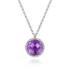 Clearance Gabriel & Co. 925 Sterling Silver Bujukan Amethyst Pendant Necklace