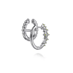 Discount Gabriel & Co. 925 Sterling Silver Bujukan and Peridot Stuggies Earrings