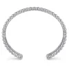 Online Gabriel & Co. 925 Sterling Silver Bujukan and Pyramid Triple Row Bangle
