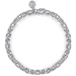 Hot Gabriel & Co. 925 Sterling Silver Bujukan Beaded Link Chain Bracelet