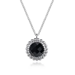 Outlet Gabriel & Co. 925 Sterling Silver Bujukan Black Onyx Pendant Necklace