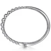 Online Gabriel & Co. 925 Sterling Silver Bujukan Bypass Bangle