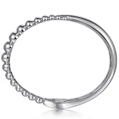 Online Gabriel & Co. 925 Sterling Silver Bujukan Bypass Bangle