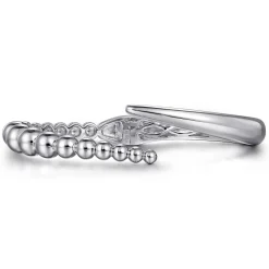 Online Gabriel & Co. 925 Sterling Silver Bujukan Bypass Bangle