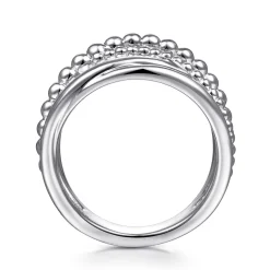 Online Gabriel & Co. 925 Sterling Silver Bujukan Criss Cross Ring