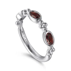 Outlet Gabriel & Co. 925 Sterling Silver Bujukan Garnet Fashion Ladies Ring