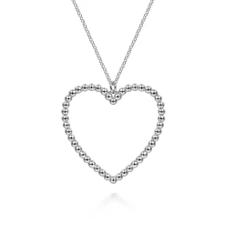 Best Gabriel & Co. 925 Sterling Silver Bujukan Heart Necklace