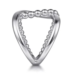 Hot Gabriel & Co. 925 Sterling Silver Bujukan Interlocking Wide Band Ring