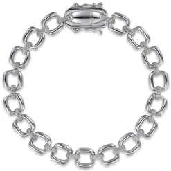 Sale Gabriel & Co. 925 Sterling Silver Bujukan Link Chain Bracelet