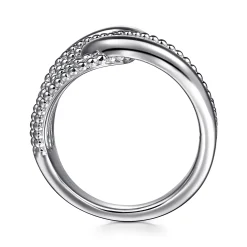 Gabriel & Co. 925 Sterling Silver Bujukan Twisted Ring