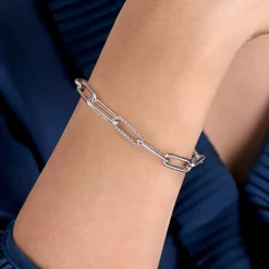 Best Gabriel & Co. 925 Sterling Silver Chain Bracelet-Bujukan