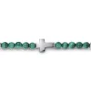 Outlet Gabriel & Co. 925 Sterling Silver Cross Bracelet with 4mm Malachite Beads